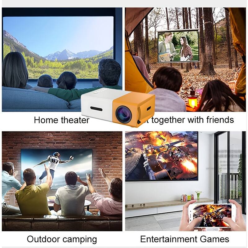Home theater together with friends  
Outdoor camping  
Entertainment Games