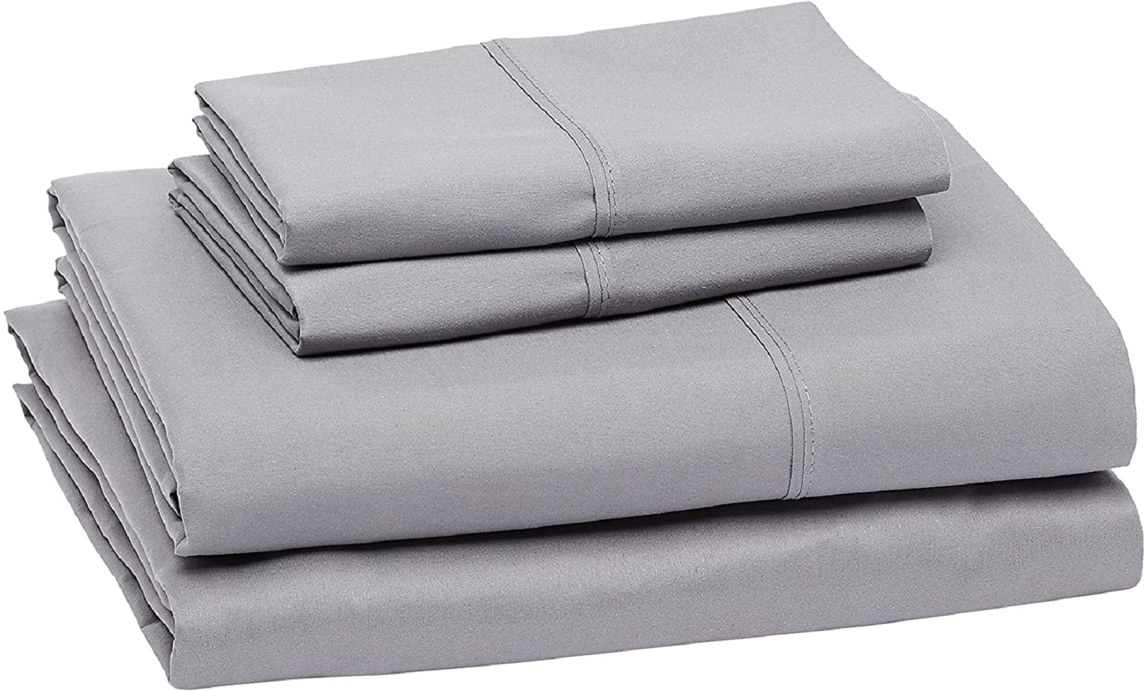 J&V TEXTILES - 1000 Thread Count Deep Pocket Luxury Sheets - Gray