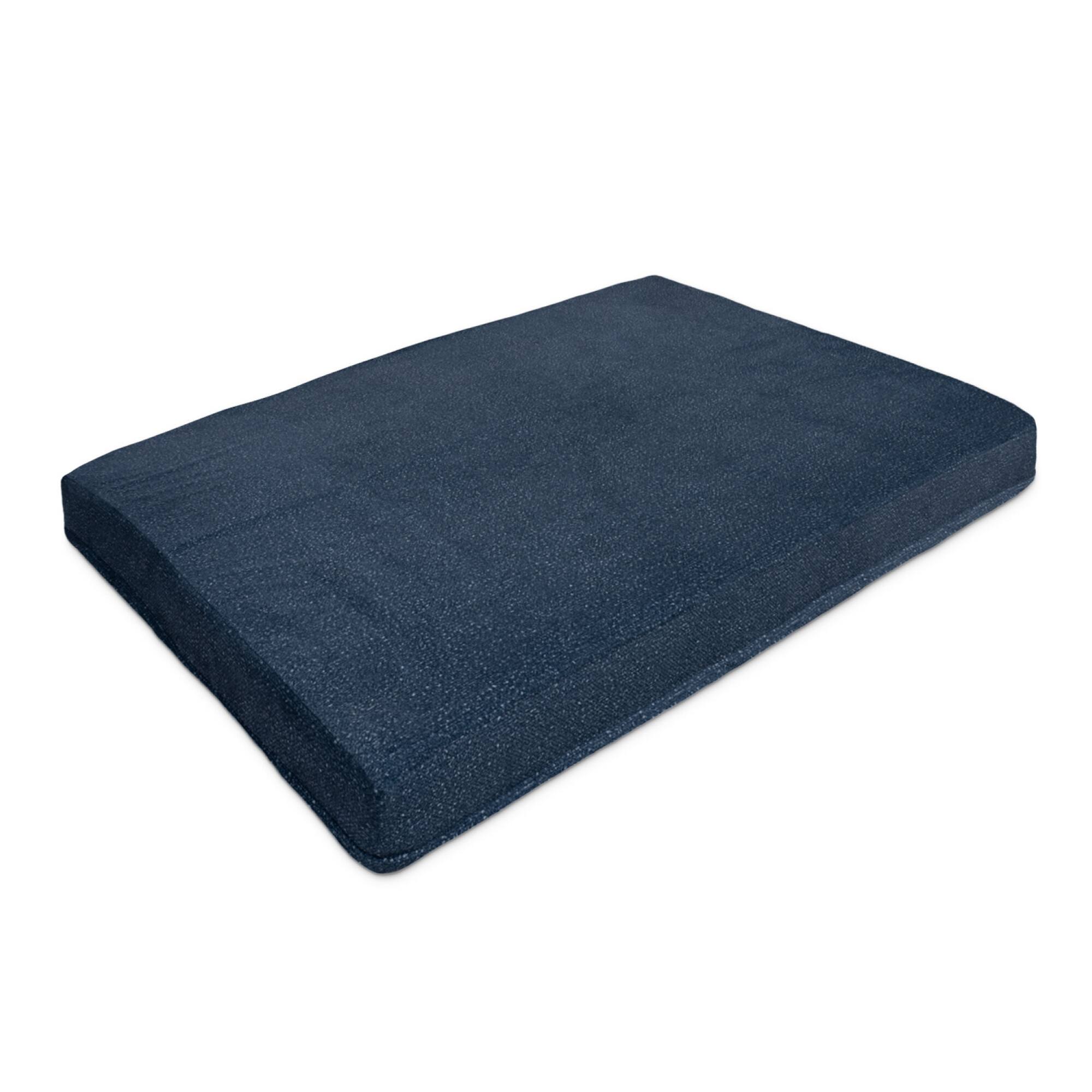 Alt View 8. GOODSILO - Full Premium Foldable Futon Mattress with Memory Foam Infusion and Removable Washable Cover - Denim+Brown.