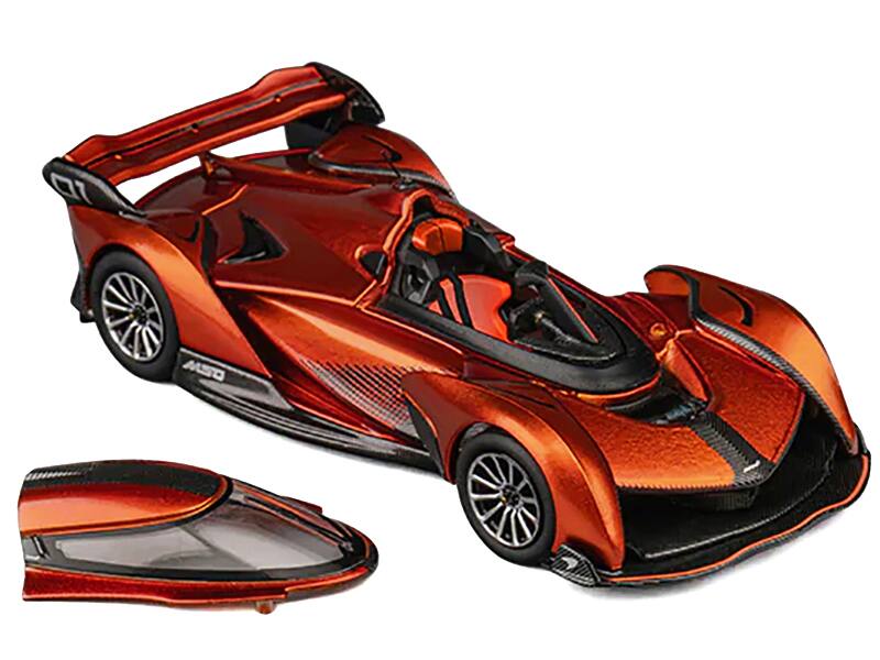 Angle. CM Models - McLaren Solus GT Orange Metallic 1/64 Diecast Model Car by CM Model - Orange Metallic.