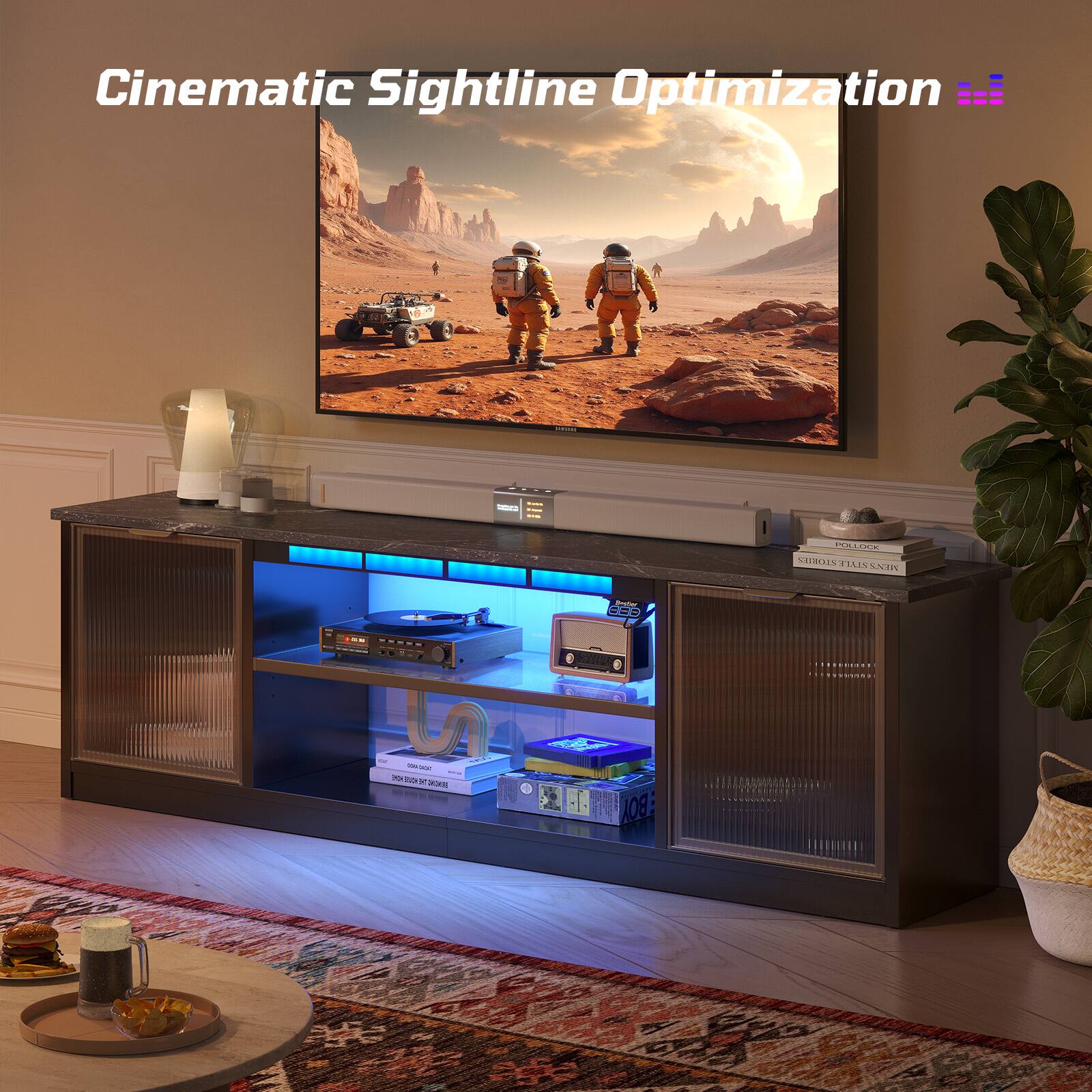 Cinematic Sightline Optimization | - I : ... sEIIS BLLIS LI / 5o 1 -  - - si - -s - -. 7 8 M A