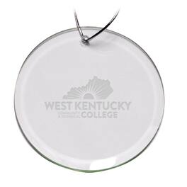 Jardine - West Kentucky Community and Technical College 3'' Round Glass Ornament - Multicolor