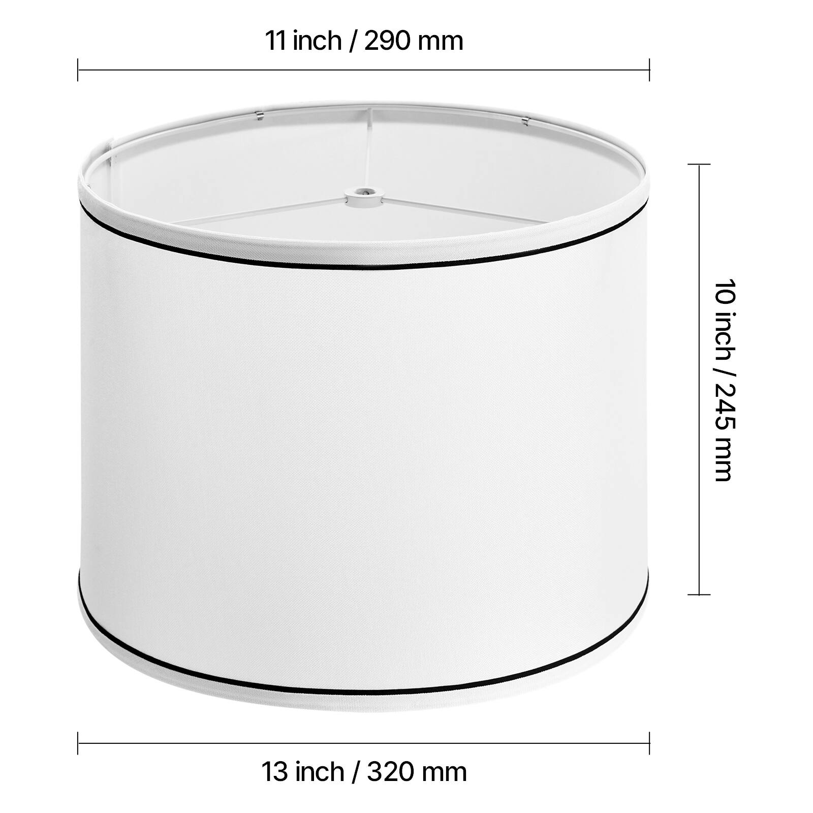 11 inch / 290 mm  
10 inch / 245 mm  
13 inch / 320 mm