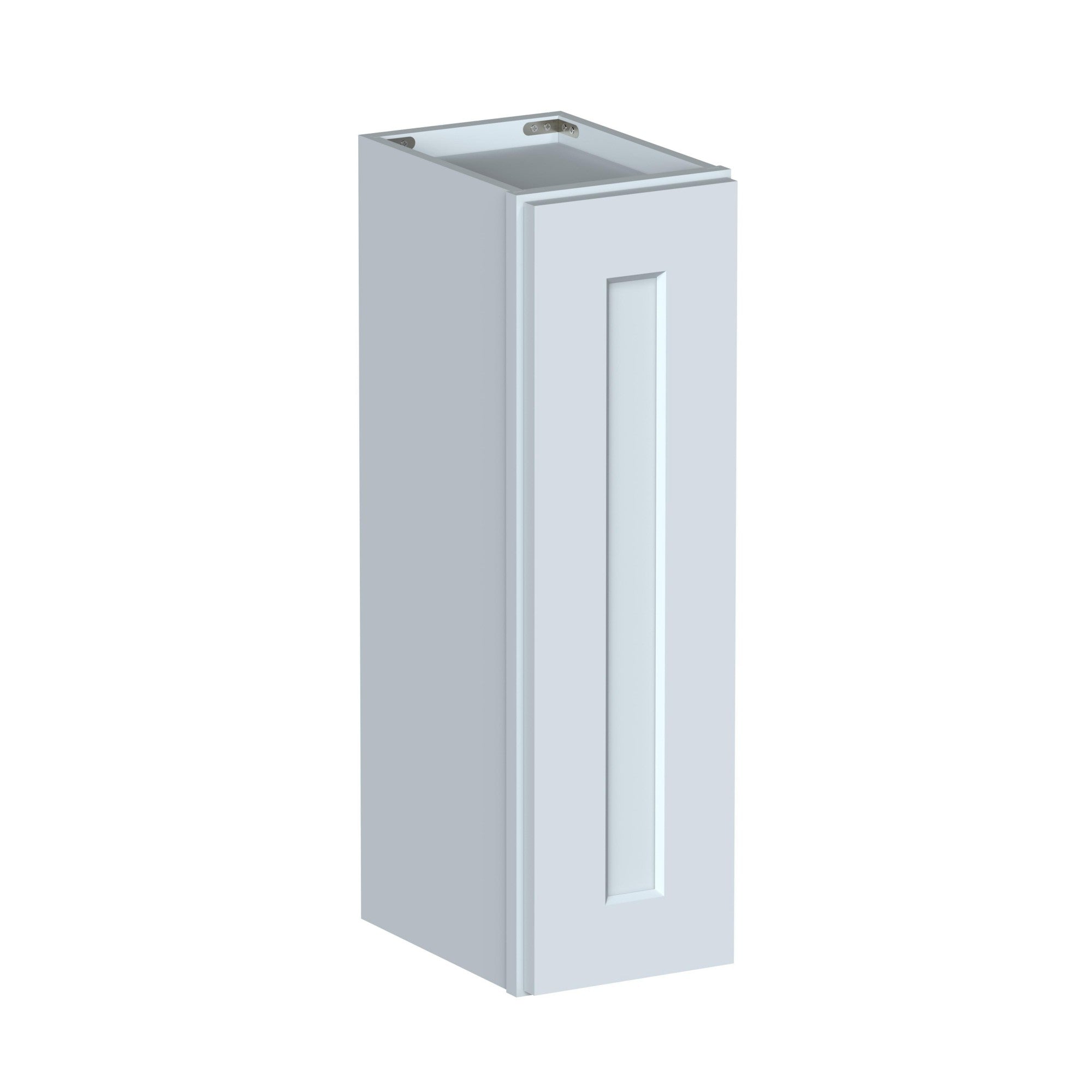 Alt View 1. Boyel Living - 9in.W x12in.D x30in.H Dove Gray WALL CABINET Fully assembled Cabinet With One HDF Door - Gray.