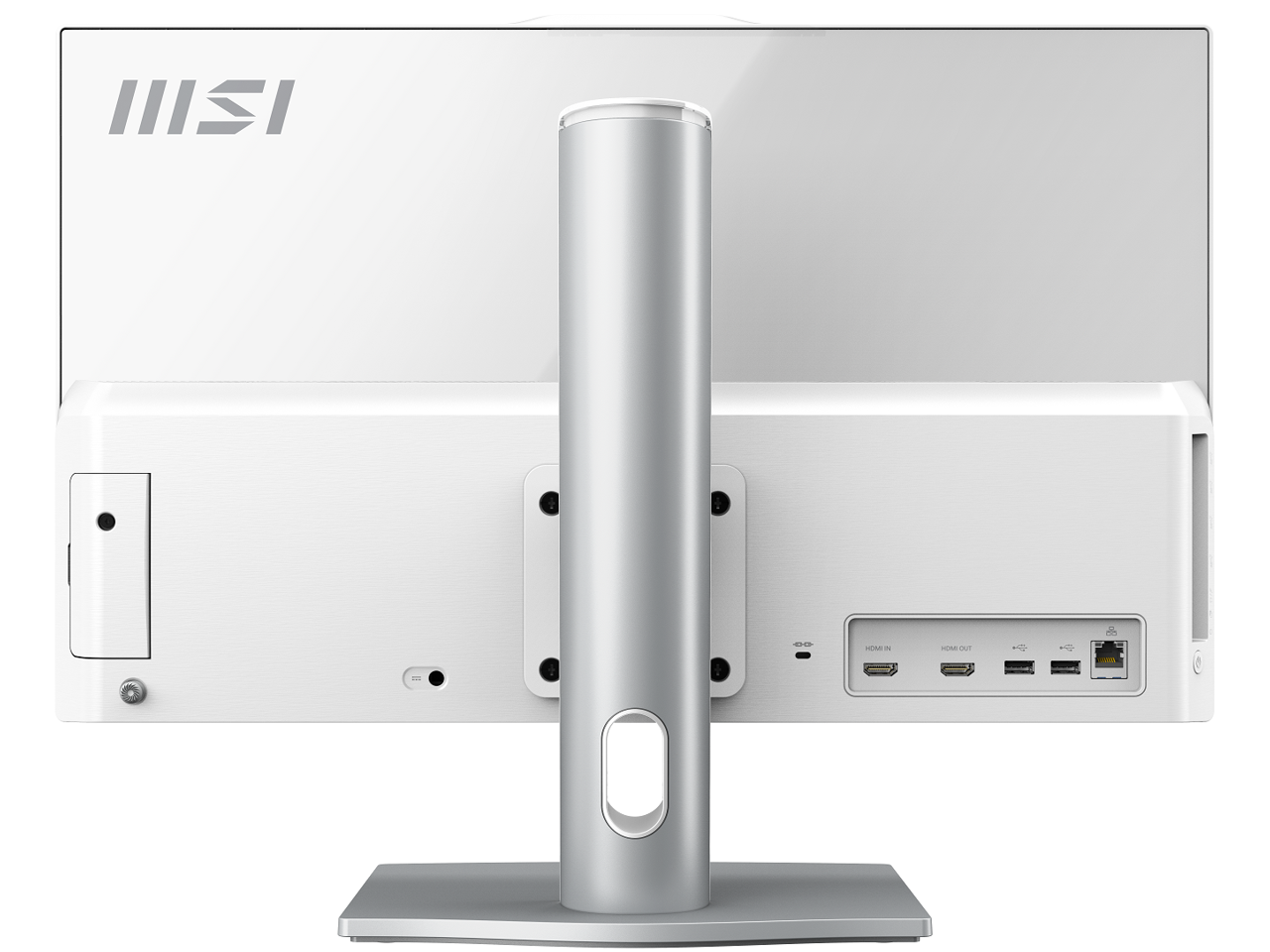 Alt View 7. MSI - MSI Modern AM242TP 1M – 23.8” FHD Touch-Screen All-In-One – Intel Core 5 120U 2024 – 16GB Memory – 1TB Storage - White - White.