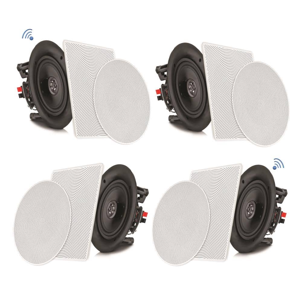 PYLE - 8.0'' Bluetooth Home Ceiling Speakers - Black