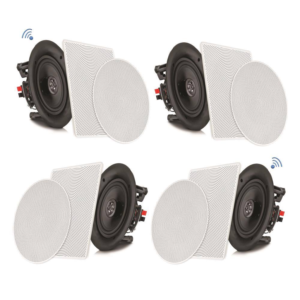 PYLE - 8.0'' Bluetooth Home Ceiling Speakers - Black