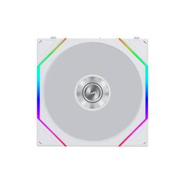 Lian Li - UNI FAN TL Flex 120mm Reverse Blade ARGB Fan, Single Pack, Infinity Mirror, Controller Not Included(12RTL1F1W) - White