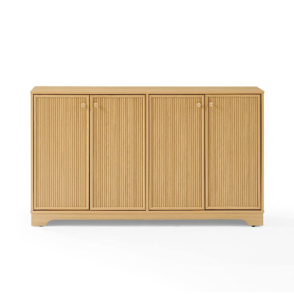 Alt View 2. Crosley Furniture - Naomi Sideboard - White Oak.
