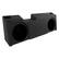 Alt View 2. QPower - QPower Dual 12" Sub Box - Chevy Silverado & GMC Sierra Crew & Double Cab 19-26 - Black.
