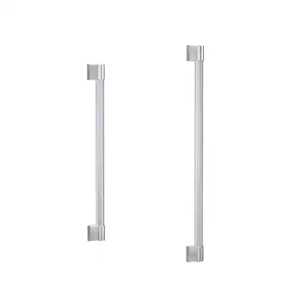 Front. Thermador - Professional Series Handle Kit for Select 30" Bottom-Freezer Refrigerators - Stainless Steel.