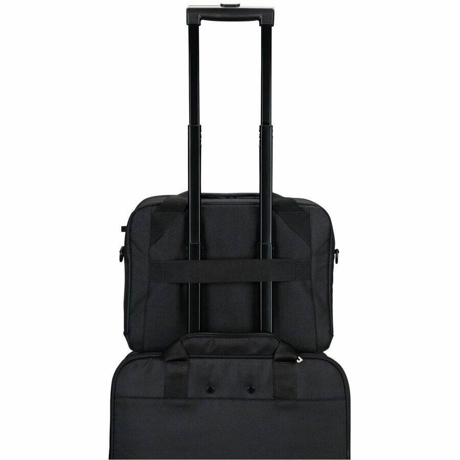 Alt View 1. Targus - Targus Classic EcoSmart CN414EU Carrying Case (Briefcase) for 13" to 14" Notebook - Black - TAA Compliant - Water - Black.