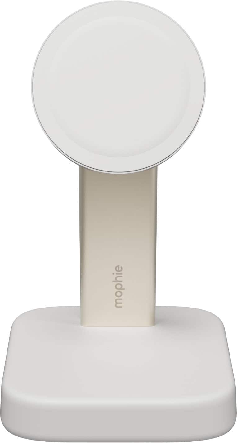 mophie - Qi2 Charging stand - White - Front_Zoom