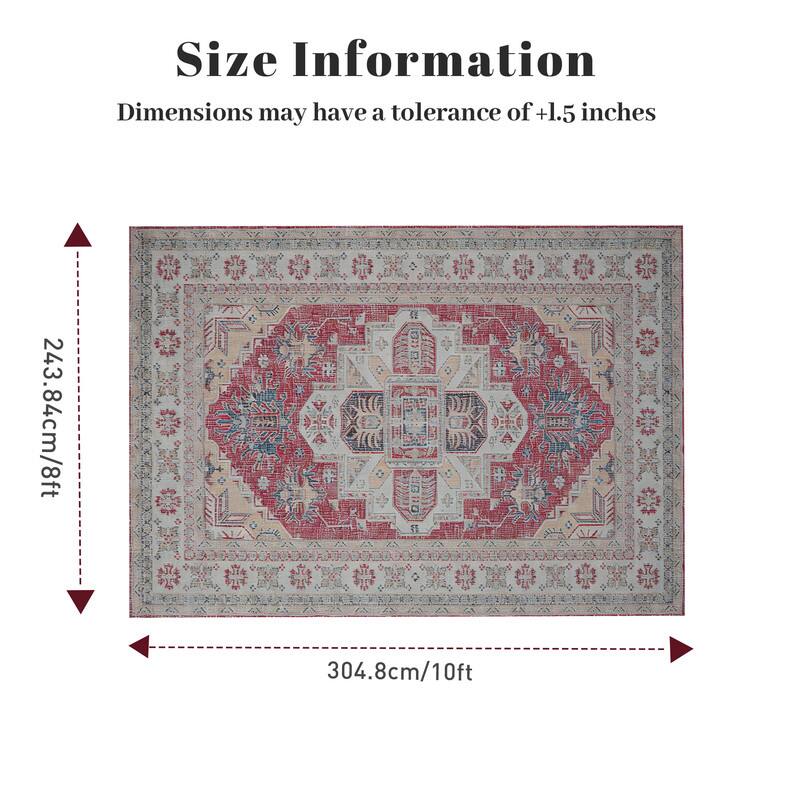 Size Information  
Dimensions may have a tolerance of +1.5 inches  
243.84cm/8ft  
304.8cm/10ft