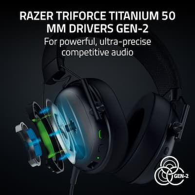 Razer BlackShark V3 Wireless Over the Ear Gaming Headset for PC Razer BlackShark V3 Wireless Over the Ear Gaming Headset for PC