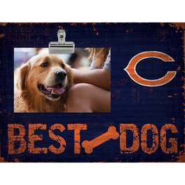 Fan Creations - Chicago Bears 10.5" x 8" Best Dog Clip Photo Frame - Multicolor