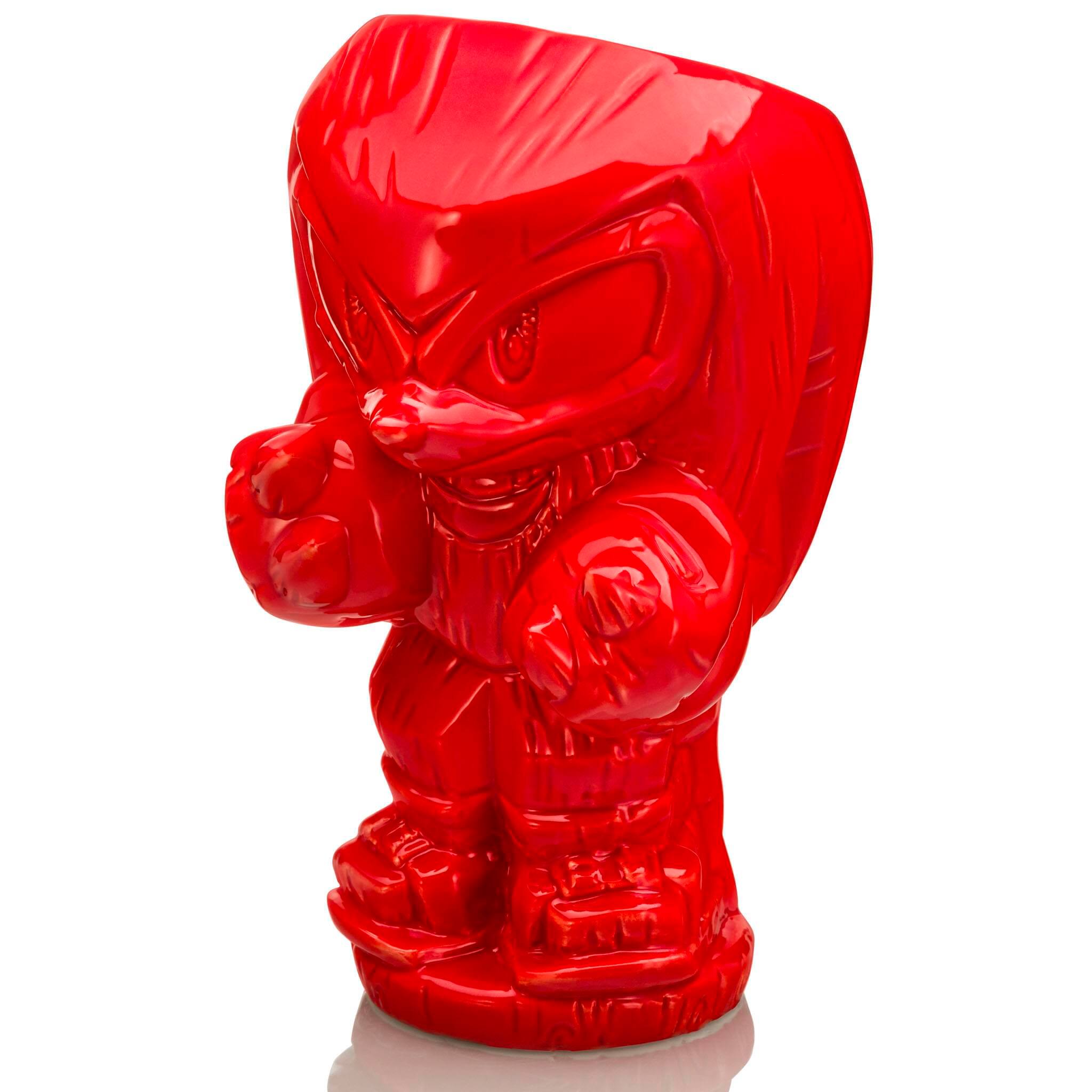 Alt View 10. ThinkGeek - Geeki Tikis Sonic The Hedgehog Knuckles Ceramic Mug | Holds 18 Ounces - Red.