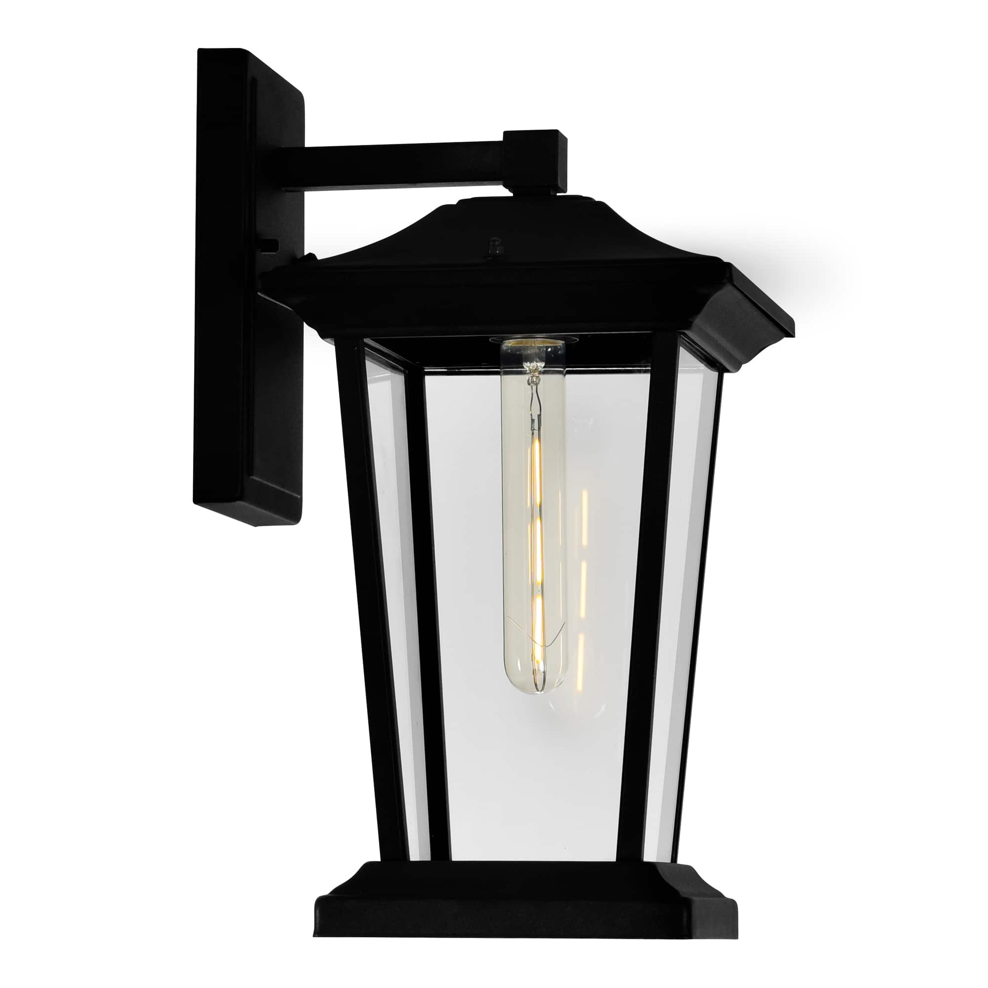 CWI Lighting - Leawood 1 Light Outdoor Wall Light - Black