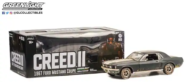 GREENLiIGHT collectibles
@GLCOLLECTIBLES
CREED II
1967 FORD MUSTANG COUPE
HOLLYWOOD
1:18
14+