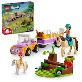 LEGO - Friends Horse and Pony Trailer Building Toy 42634