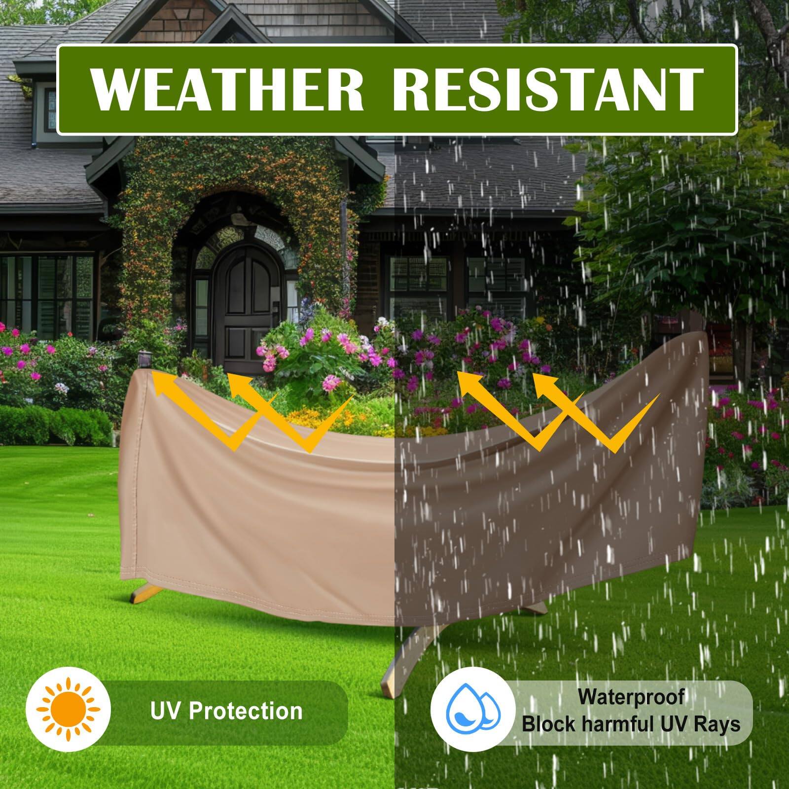 WEATHER RESISTANT

UV Protection

Waterproof
Block harmful UV Rays