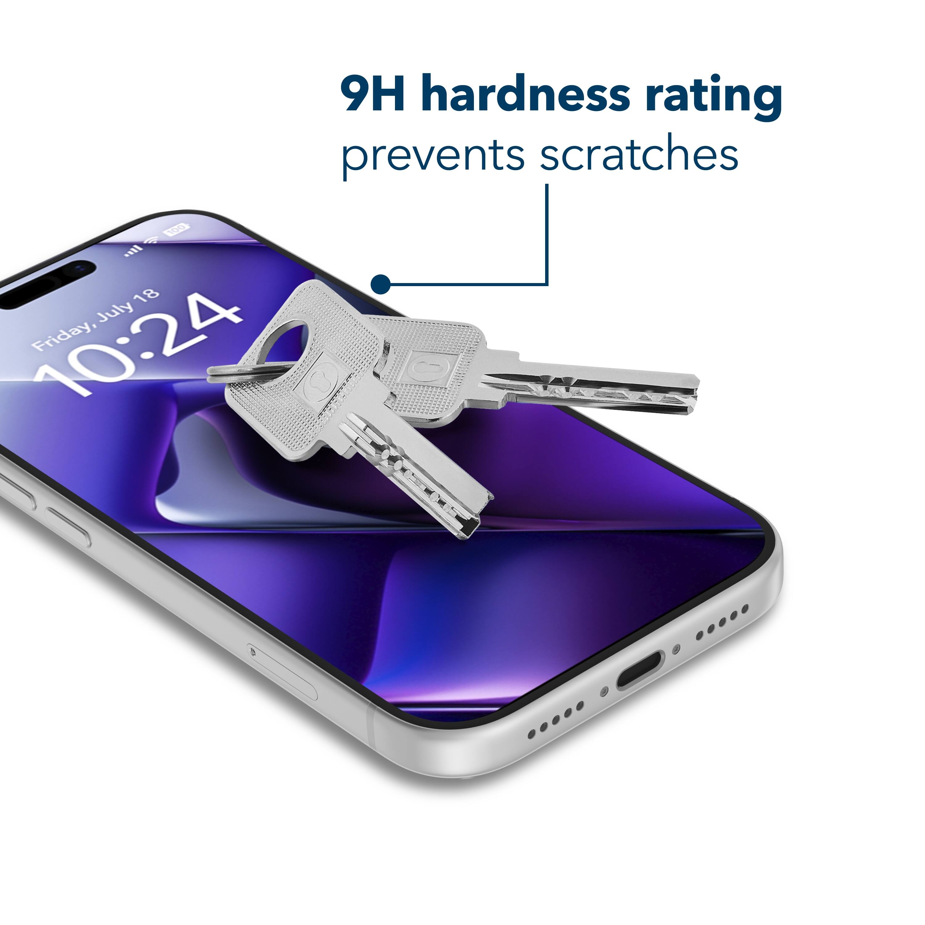9H hardness rating prevents scratches  
18 July 10:24 Friday