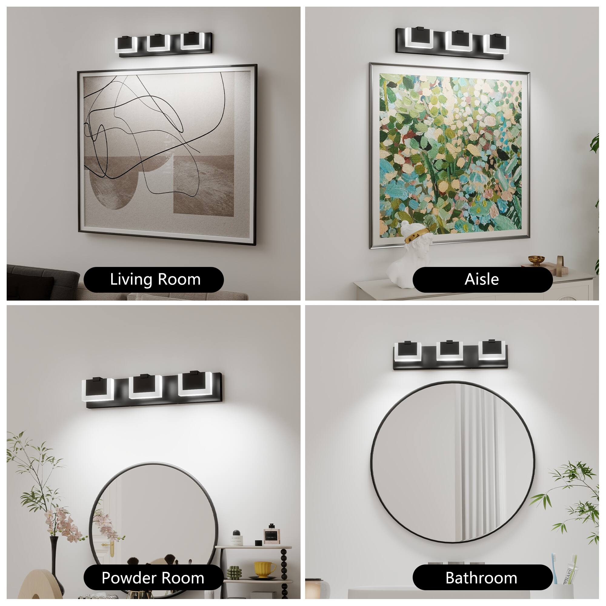 Living Room  
Aisle  
Powder Room  
Bathroom