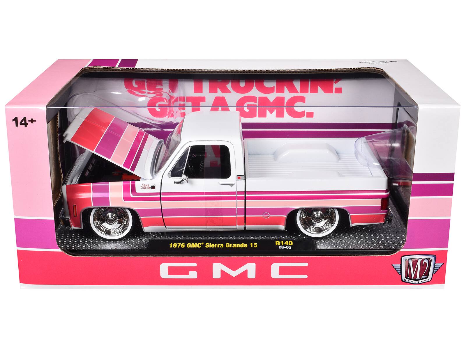 14+ GET TRUCKIN' GET A GMC. A bie Calride GMC Sierra Grande 15 R140 1976 26-05 CMC M2
