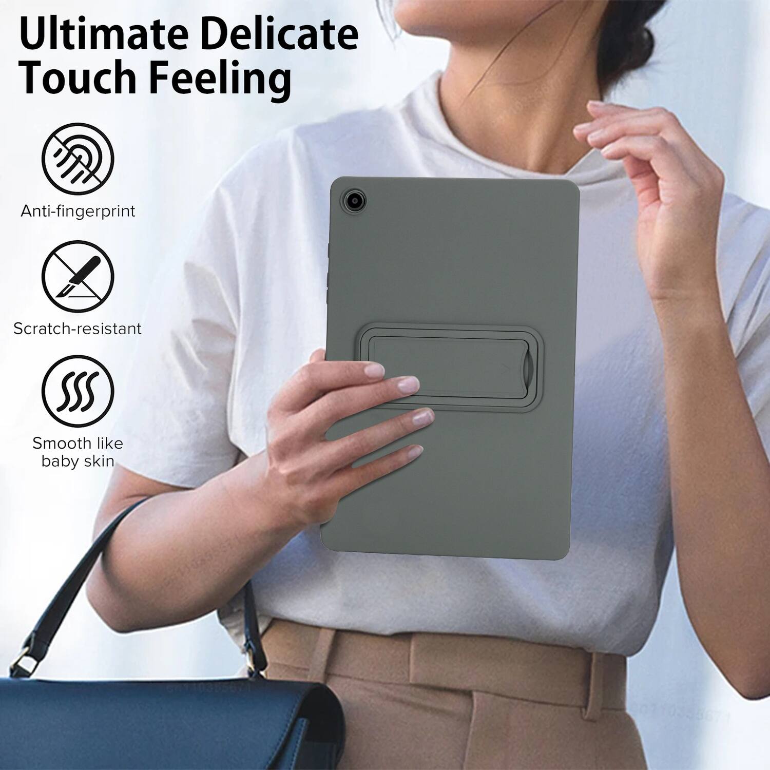 Ultimate Delicate Touch Feeling

- Anti-fingerprint
- Scratch-resistant
- Smooth like baby skin