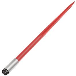 VEVOR - Hay Spear 49"Bale Spear 4500lbs Capacity,Bale Spike Quick Attach Square Hay Bale Spears 1 3/4"wide, Coated Bale Forks - Red