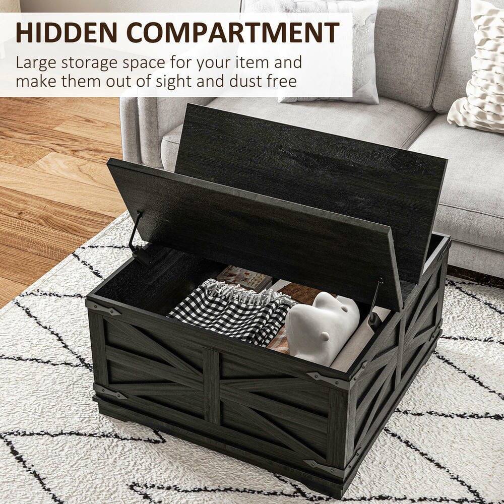 HIDDEN COMPARTMENT  
Large storage space for your items and make them out of sight and dust free