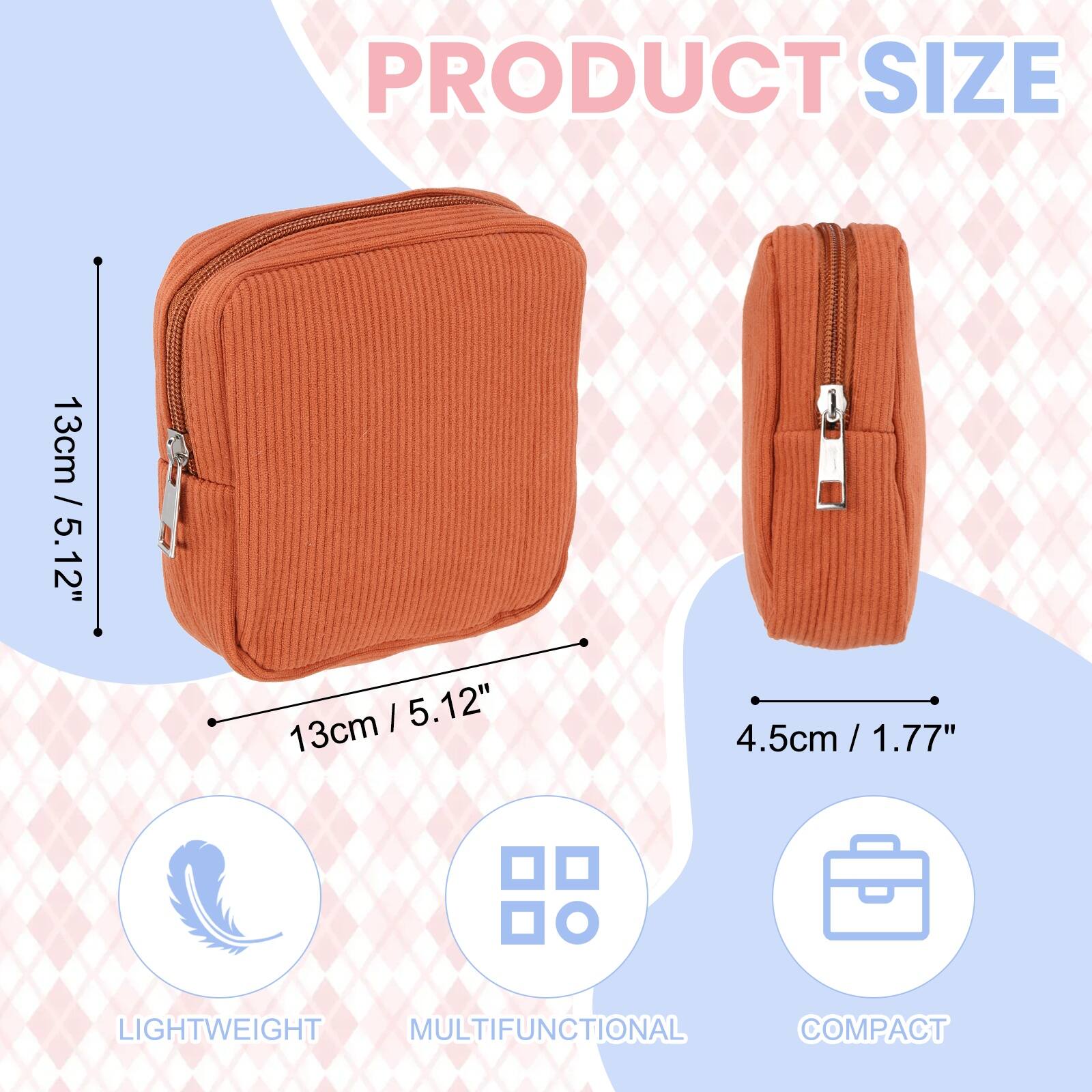 PRODUCT SIZE  
13cm / 5.12"  
4.5cm / 1.77"  
LIGHTWEIGHT  
MULTIFUNCTIONAL  
COMPACT