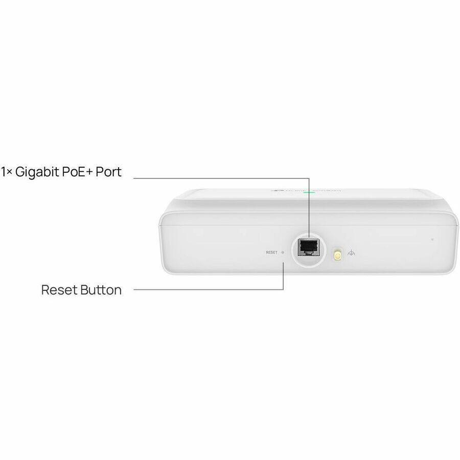1x Gigabit PoE+ Port  
Reset Button