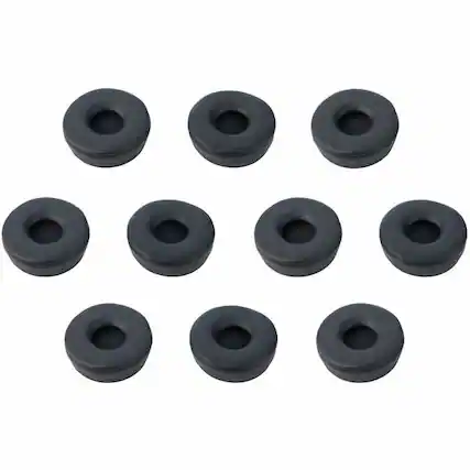 Front. Jabra - Jabra Engage Ear Cushions - Black - Leatherette - 10 Piece.