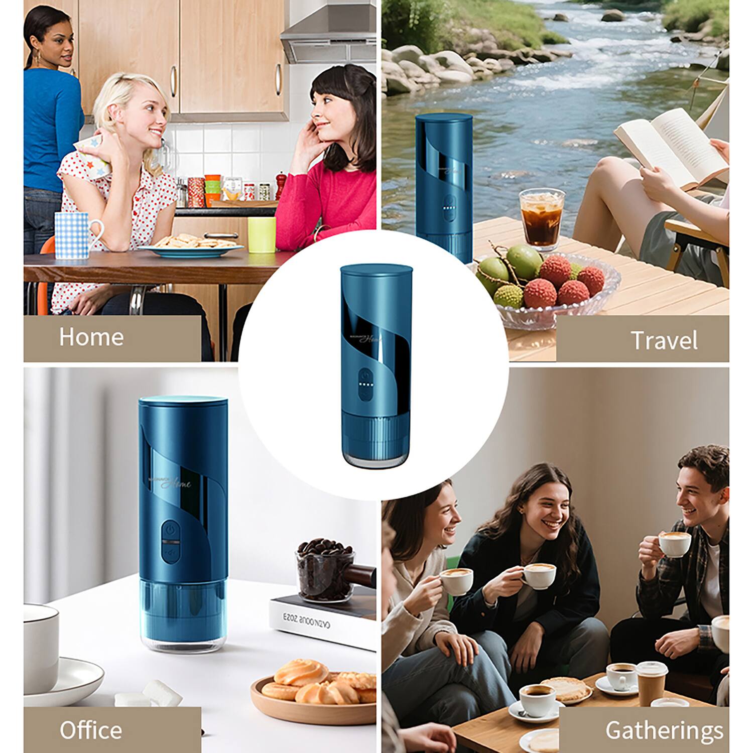 Home  
Travel  
Office  
Gatherings