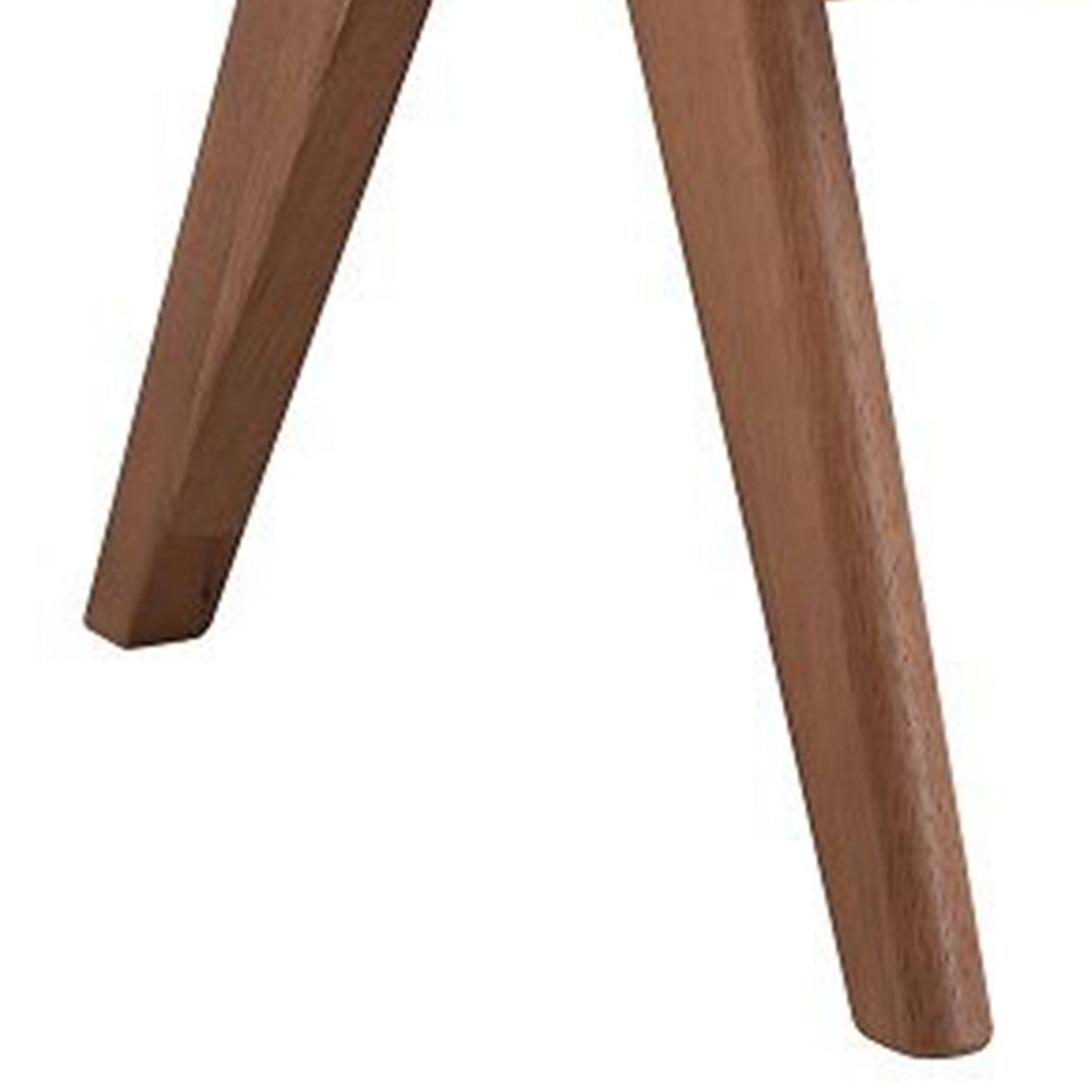 Alt View 3. Manhattan Lane - Tina 26 Inch Accent Armchair, Woven Rattan - Brown.