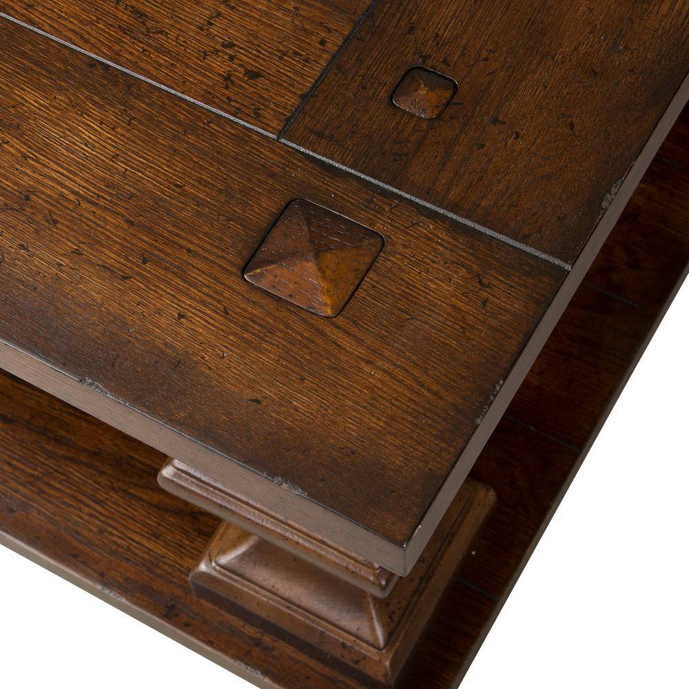 Alt View 3. Liberty Furniture Industries - Sedona Cocktail Table in Kona Brown - Brown.