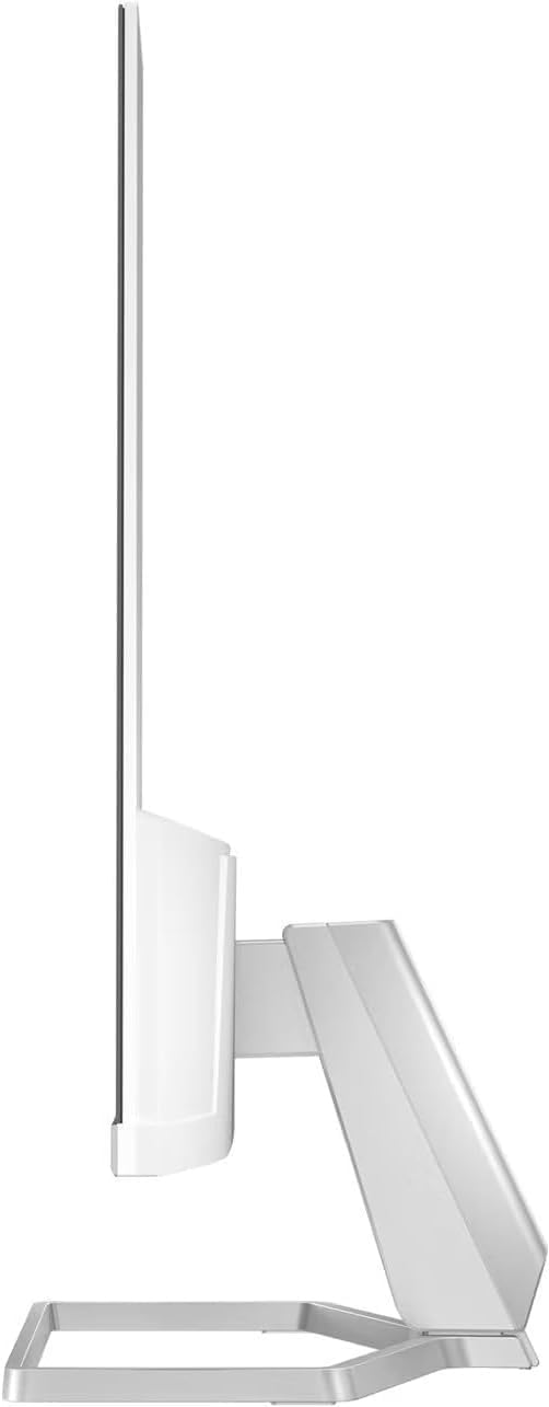 Alt View 1. HP - HP Series 5 24" FHD IPS Monitor, 5ms Response Time, Flicker Free, Anti-Glare, HDMI & DKZ Hub, White/Silver Color - White/Silver.