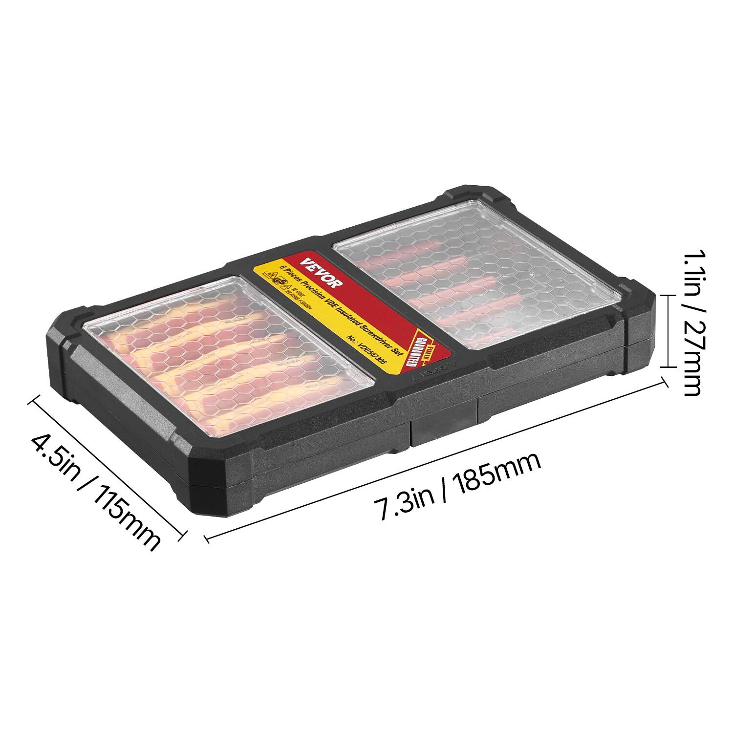 4.5in / 115mm  
aet e5  
Piaczs VEVOR  
Precision  
EGEF  
NON Insulated  
Issued Screwdriver Set  
GRANTEN  
10  
185mm / 7.3in  
1.1in / 27mm