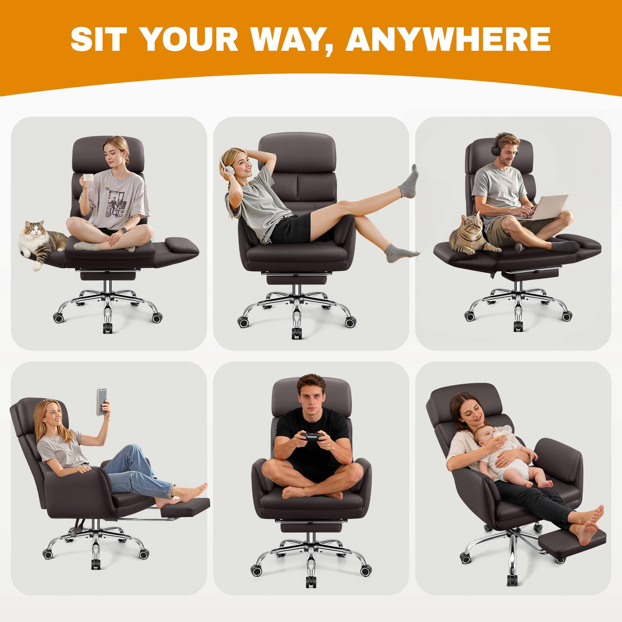 SIT YOUR WAY, ANYWHERE