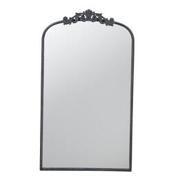 TinyHomie - 24x42 Inch Classic Design Mirror with and Baroque Inspired Frame for Bathroom Entryway Console Lean Against Wall