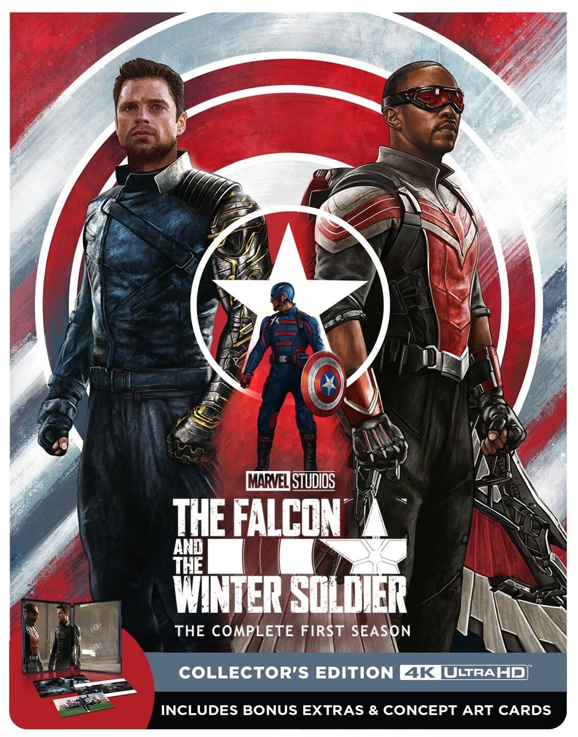 Front. Steelbook Falcon & Winter Soldier: Season 1 - UHD.