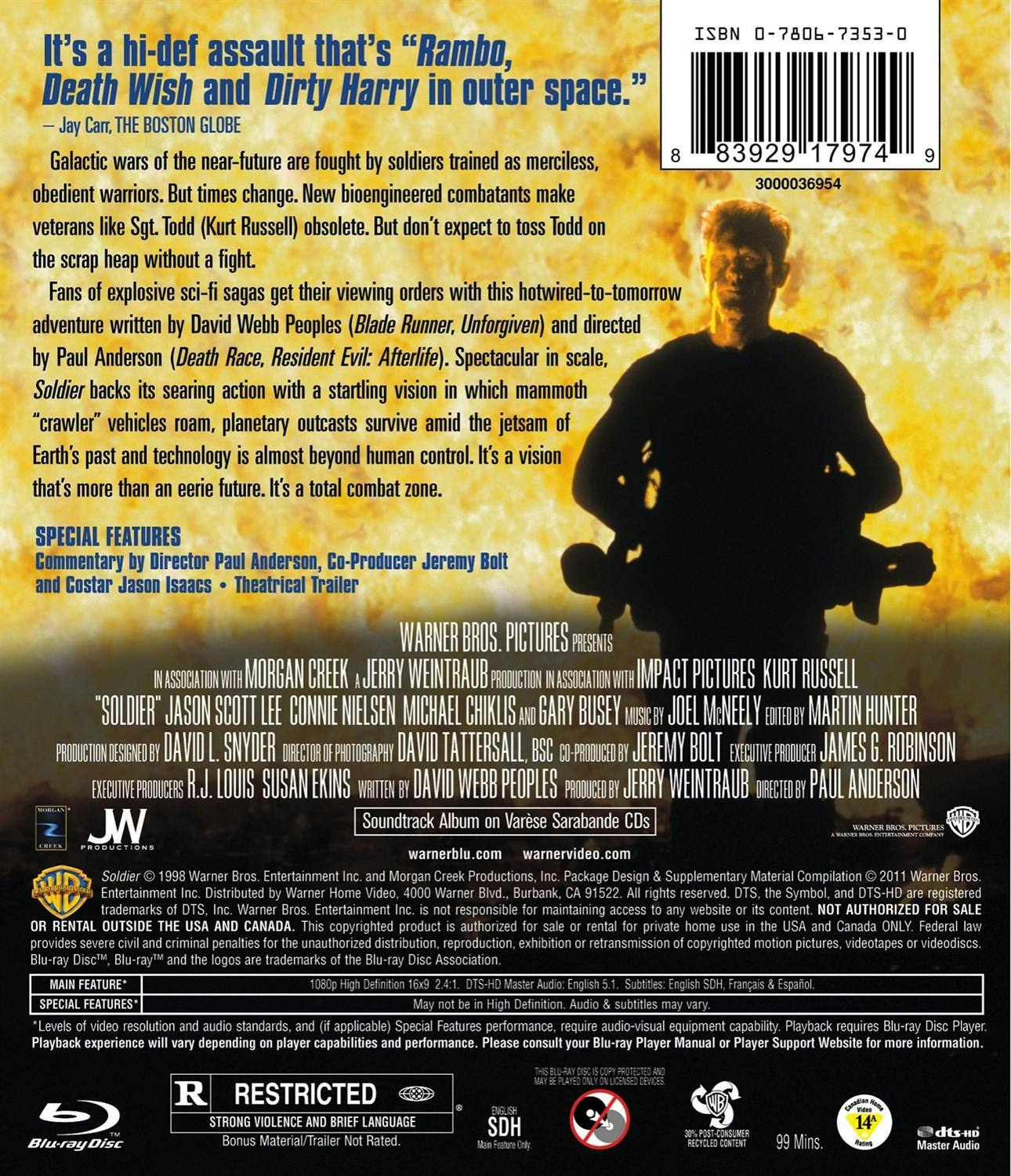 Back. Soldier [Blu-ray].
