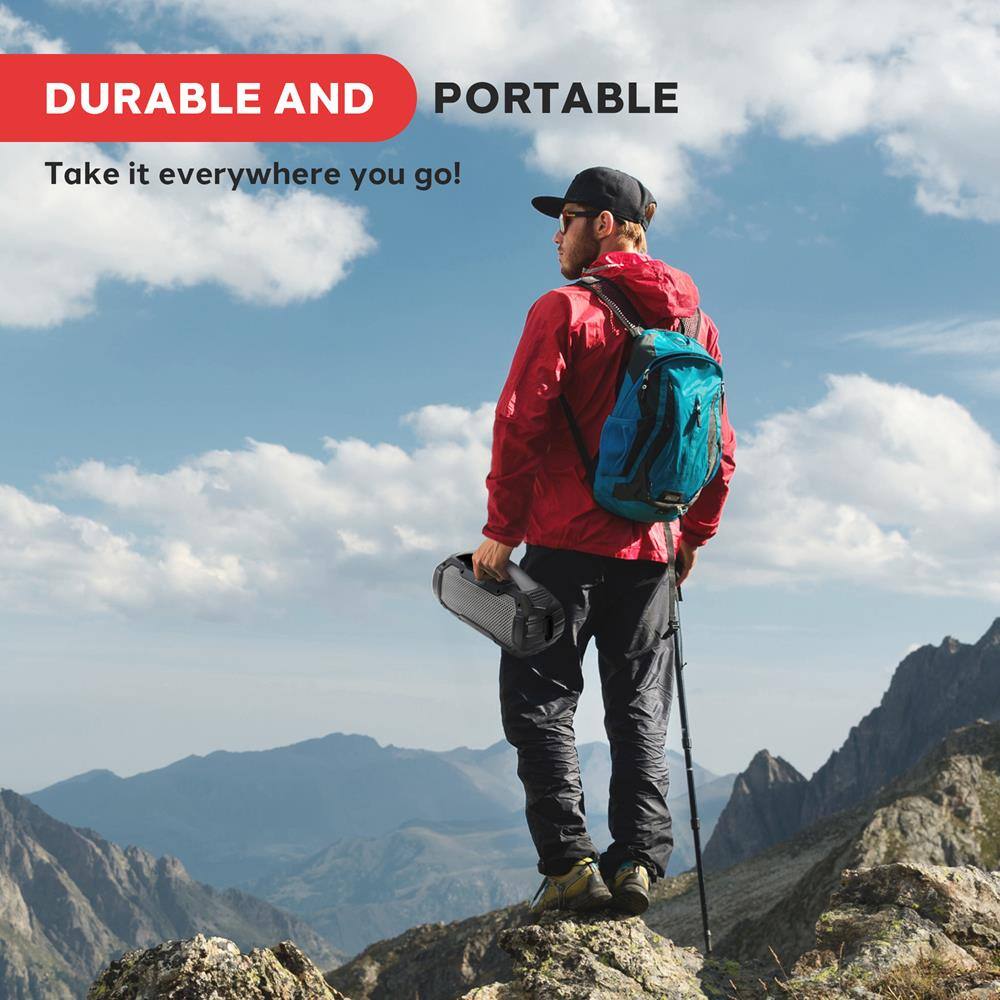 DURABLE AND PORTABLE  
Take it everywhere you go!