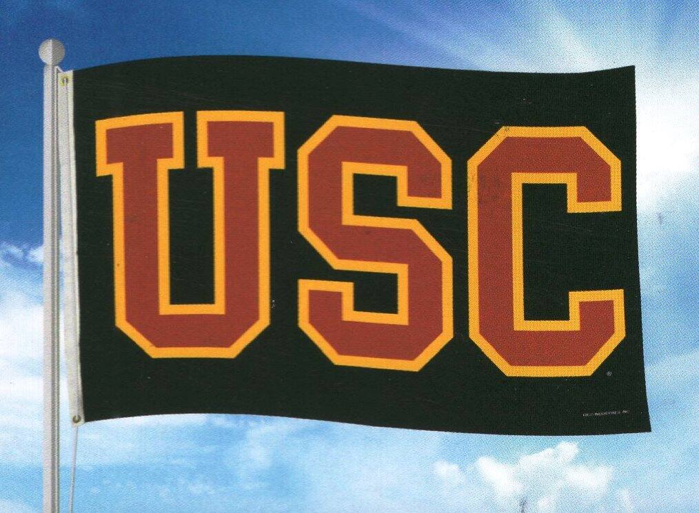 Alt View 6. Rico Industries - University of Southern California Trojans 3X5 Indoor or Outdoor Banner Flag - Multi.