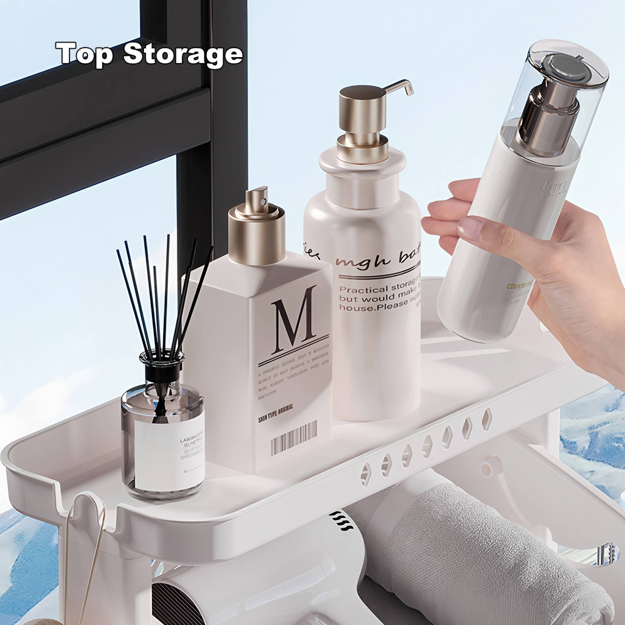 Top Storage

Practical storage but would not make house, Please house

M

LABORATORIO DI FIORI
Olio di Argan
Argan Oil

SUIT THE FORMAL