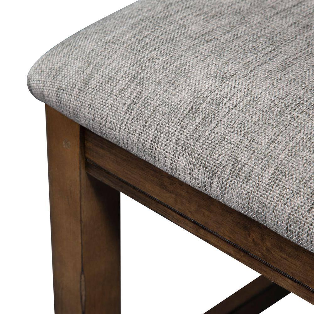 Alt View 1. Liberty Furniture Industries - Santa Rosa 24 Inch Lattice Back Counter Chair in Antique Honey - Brown.