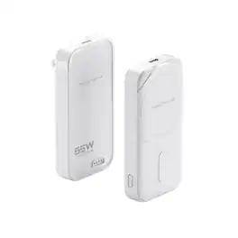 ReelCharge - 5,000 mAh 65W Power Bank Fusion 5K (White)