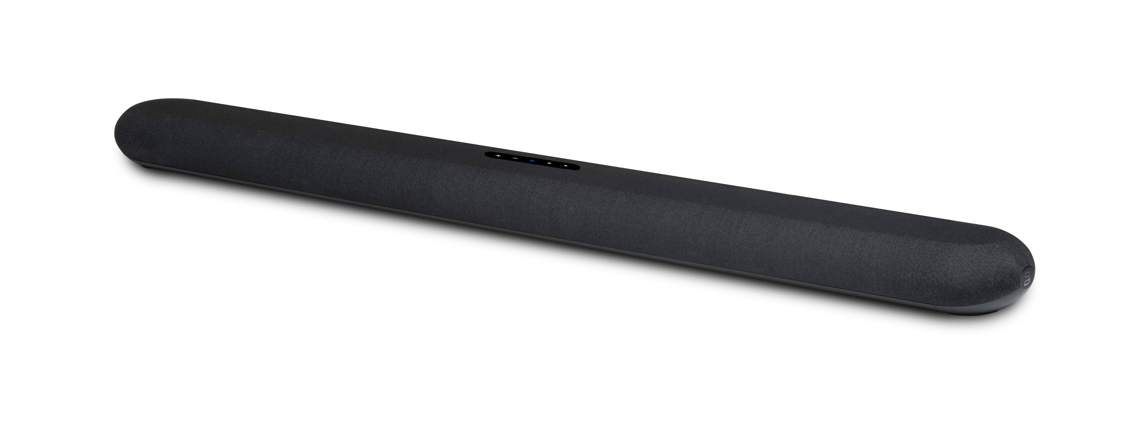 Angle. Bluesound - Bluesound PULSE CINEMA Wireless Streaming Soundbar, Black - Black.