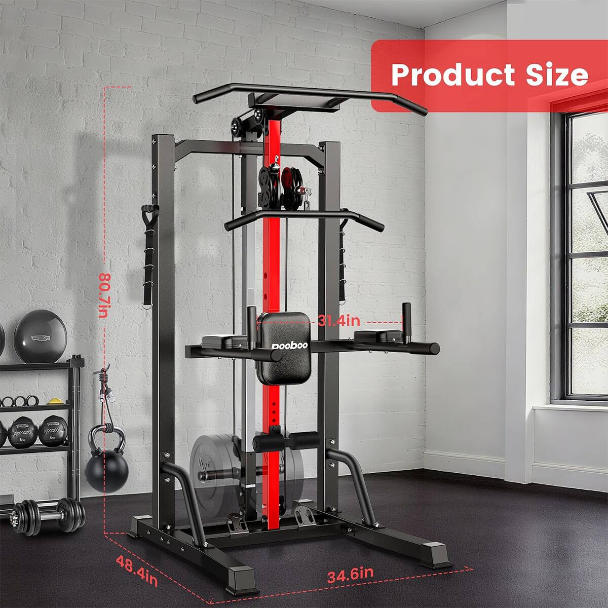 Product Size
80.7in
31.4in
48.4in
34.6in